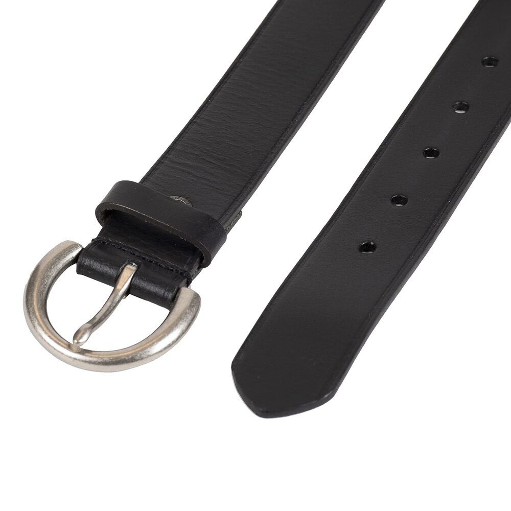 Levi's Women's Black Heat Creased Casual Leather Pant Belt S NWT - Picture 4 of 5